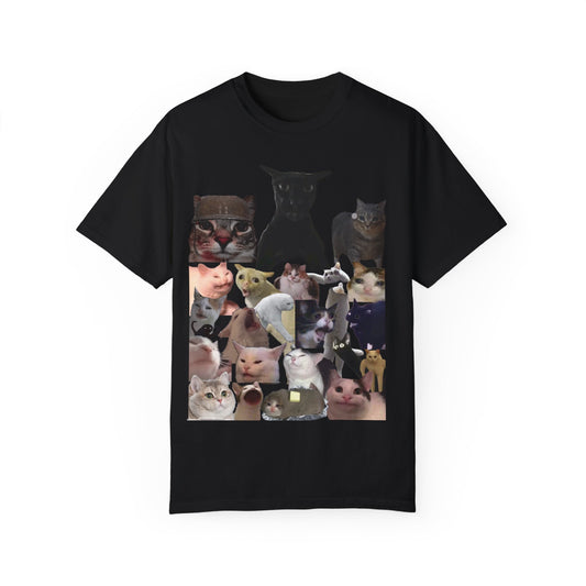 Copy of Cat  Meme Collage Unisex T-Shirt - Fun Gift for Cat Lovers